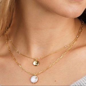 ⭐️GORJANA REESE PEARL CHARM NECKLACE⭐️